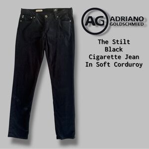 AG Adriano Goldschmied Black Corduroy Jeans‎
